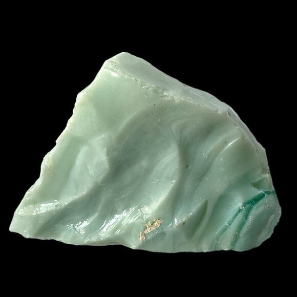 Mint Green Swirl Art Glass Cullet Slag Glass #4XL127 - Picture 1 of 6